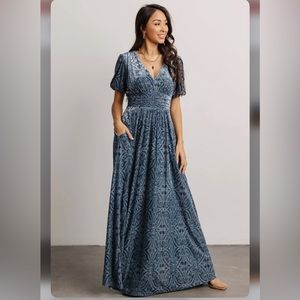 Baltic Born Leslie Velvet Maci Dress